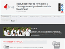 Tablet Screenshot of ifoca.com